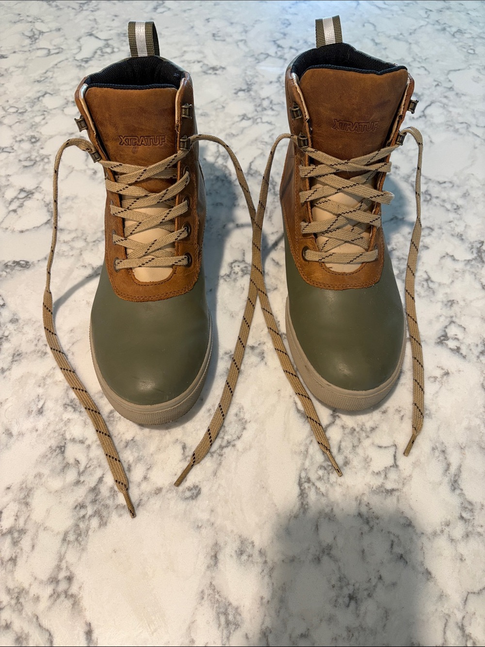Xtratuf Waterproof Olive & Brown women’s Boots